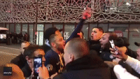 PSG Soccer Star Celebrates Arm-in-Arm With Fans Barred From Stadium Over Coronavirus