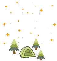Camping Starry Night Sticker by Eddie Bauer