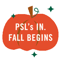 Pumpkin Spice Fall Sticker by Starbucks