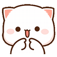 Nervous Cat Sticker
