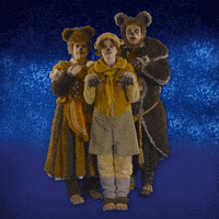 ShrekMusicalAU boo bears shrek goldilocks GIF