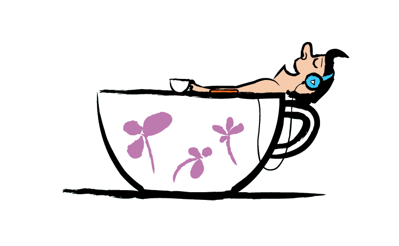 Relaxing Good Morning Sticker by Sam Omo