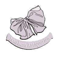 modernantiquarian bow antique modernantiquarian Sticker