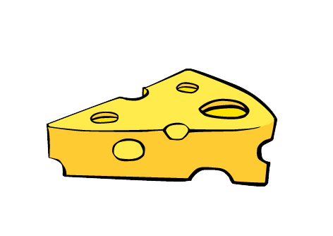 cheese STICKER