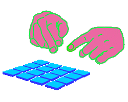 Hip Hop Party Sticker by curly_mads