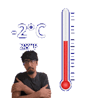 Negative Two Degrees Sticker