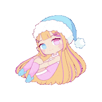 Christmas Anime Girl Sticker by helloangelgirl