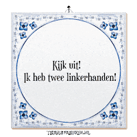 Wijsheid Oops Sticker by Tegelspreuken.nl