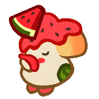 Bread Watermelon Sticker by Bake 'n Switch