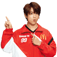 Confused Mirror Sticker by McDonald's HK