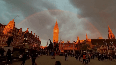 United Kingdom Rainbow GIF by Storyful