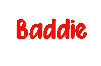 Baddie Sticker by Meamoxo
