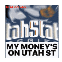 Utah State Aggies Sticker by Bovada