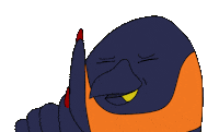 Sassy Penguin Sticker