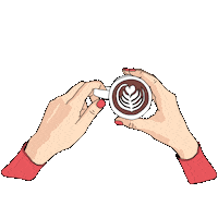 coffee time Sticker by Waltermedia