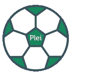 PleiApp soccer soccer ball plei plei app Sticker