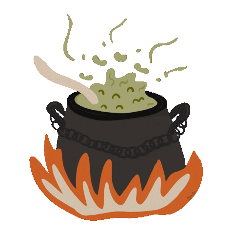 Halloween Fire Sticker