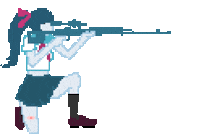 kellylio love anime heart sticker Sticker