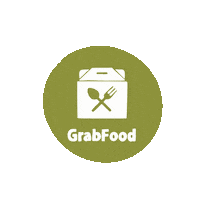 Grab Grabfood Sticker by Delchi Patisserie