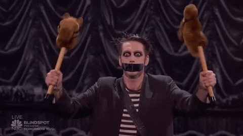 tape face GIF by America's Got Talent