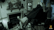 back stretching history channel GIF by Swamp People