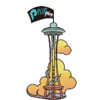 Seattle Sticker by PLUGplay WA