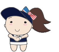 happy usa Sticker by LPGA