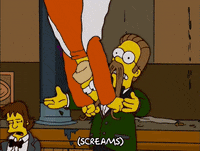 Hanging Episode 18 GIF by The Simpsons