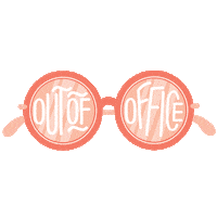 Out Of Office Travel Sticker