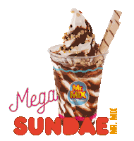 Ice Cream Chocolate Sticker by Mr. Mix Milk Shakes