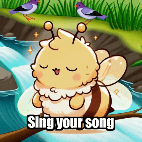 Sing Your Song Wisdom GIF by Beelightened