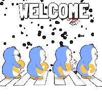 New Year Penguin Sticker by Pudgy Penguins