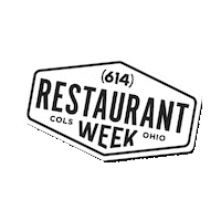 Columbus Ohio Restaurant Sticker by 614magazine