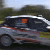 Jump Oops GIF by FIA European Rally Championship