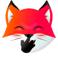 Fox Hihi Sticker by Mobdev_redes