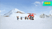 sledding super wings GIF by KiKA