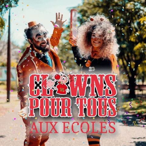 leclownbresilien giphygifmaker giphyattribution clown clowns GIF