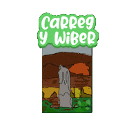 Carregwiber Sticker