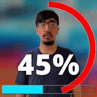 45%