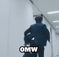 run on my way omw severance mark s GIF