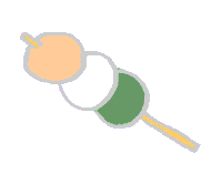 Petit-Goupil dango petitgoupil yukicafe Sticker