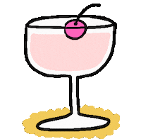 wilddust summer pink illustration drink Sticker