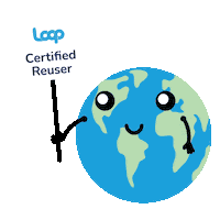 Global Warming Reuse Sticker by Loop