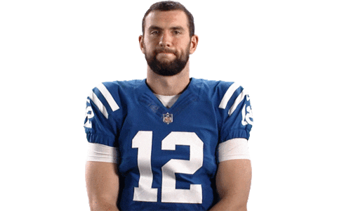 Andrew Luck No Sticker by Indianapolis Colts