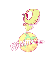 Baby Dinosaur Sticker by Gigantosaurus