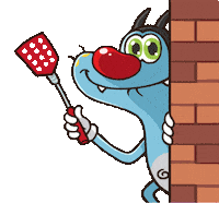 Cartoon Olivia Sticker by Oggy and the Cockroaches