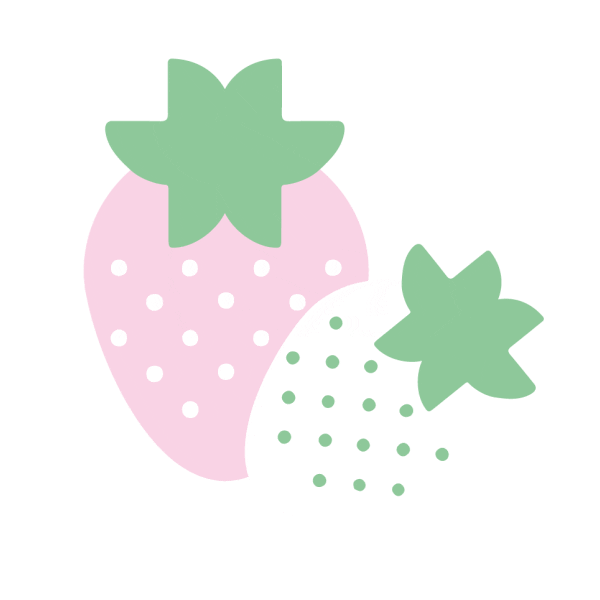 Strawberries Jordbær Sticker by Coop Norge