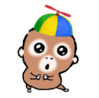 Monkey Orangutan Sticker by soconsocon