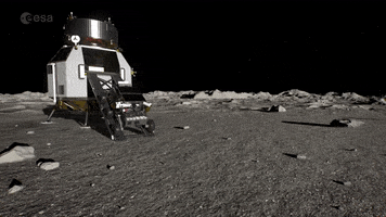 europeanspaceagency animation space science moon GIF