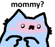Cat Blushing GIF by sillynub